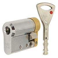 Циліндр половинка ABLOY Protec2 82,5 (72H*10,5) (H - гартована сторона) хром матовий 3 ключа